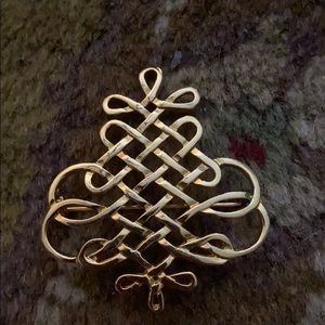 NWT Gold Woven Pin (vintage repro)